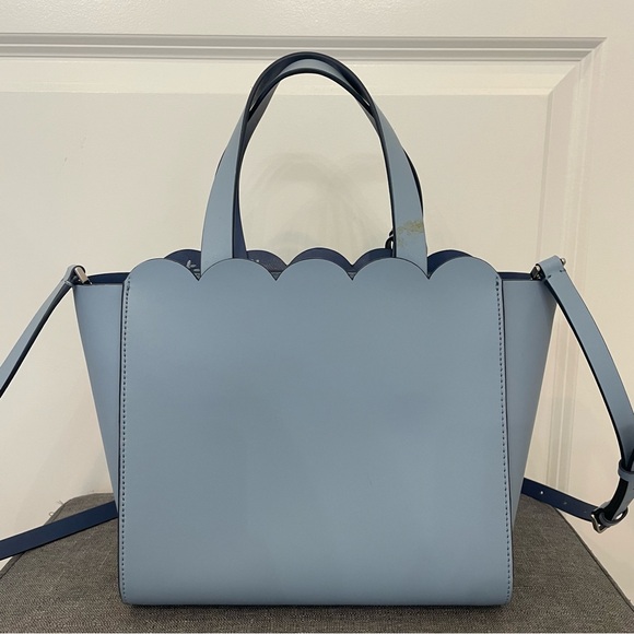 KATE SPADE Magnolia Street Mini Mina Eyelet Satchel - Pastel Blue - Picture 6 of 15